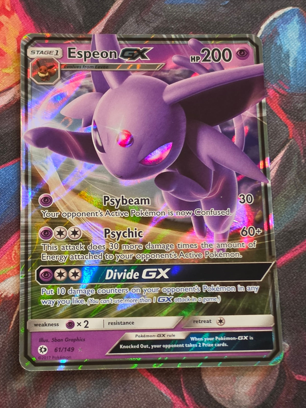 Espeon GX - 61/149 - SM Base Set - Ultra Rare - NM - Pokemon