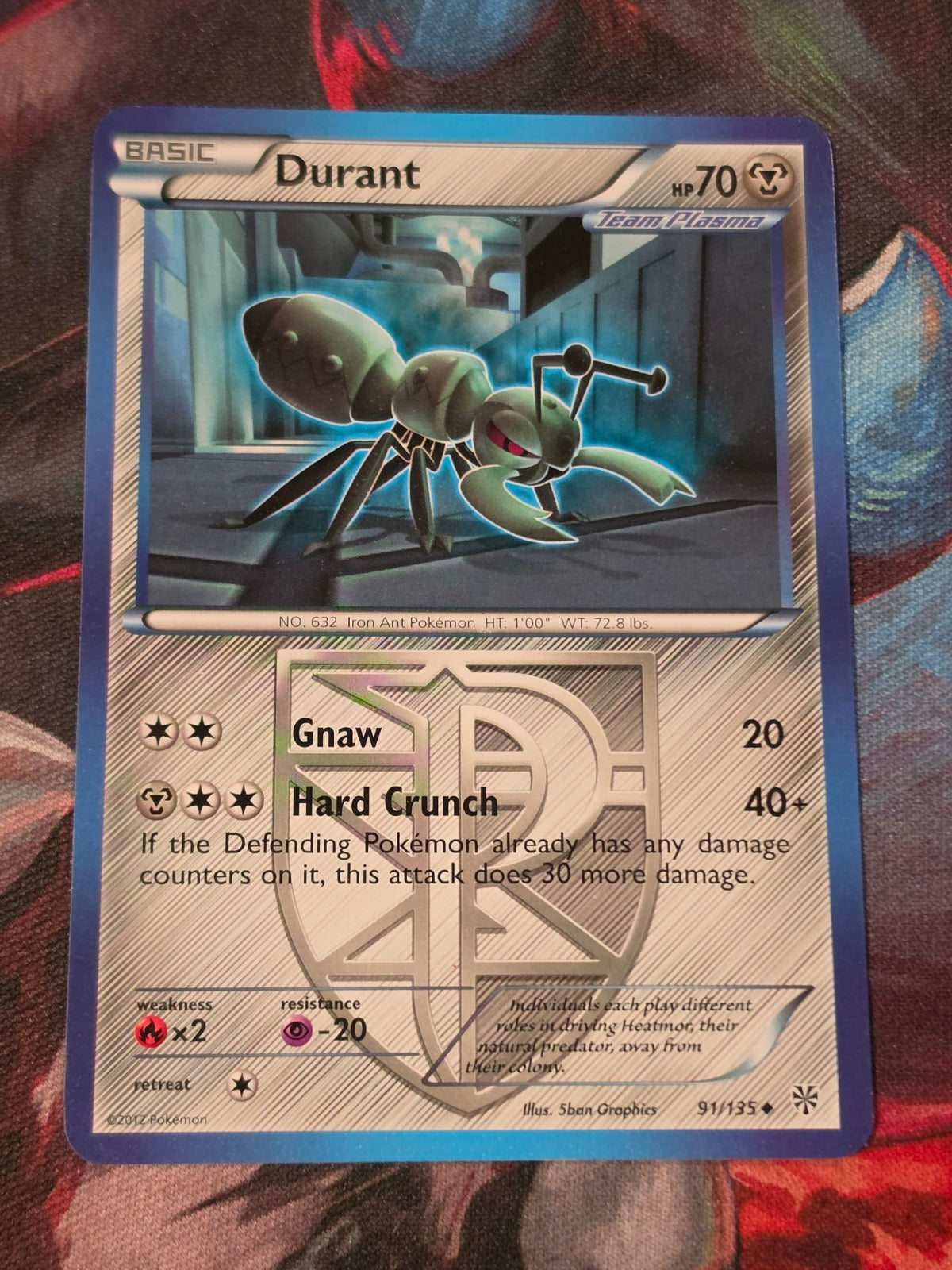 Durant (Team Plasma) (91) - 91/135 - Plasma Storm - Uncommon - NM - Pokemon