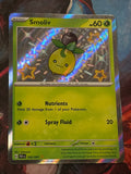 Smoliv Shiny Rare Paldean Fates 102/091 NM Pokemon
