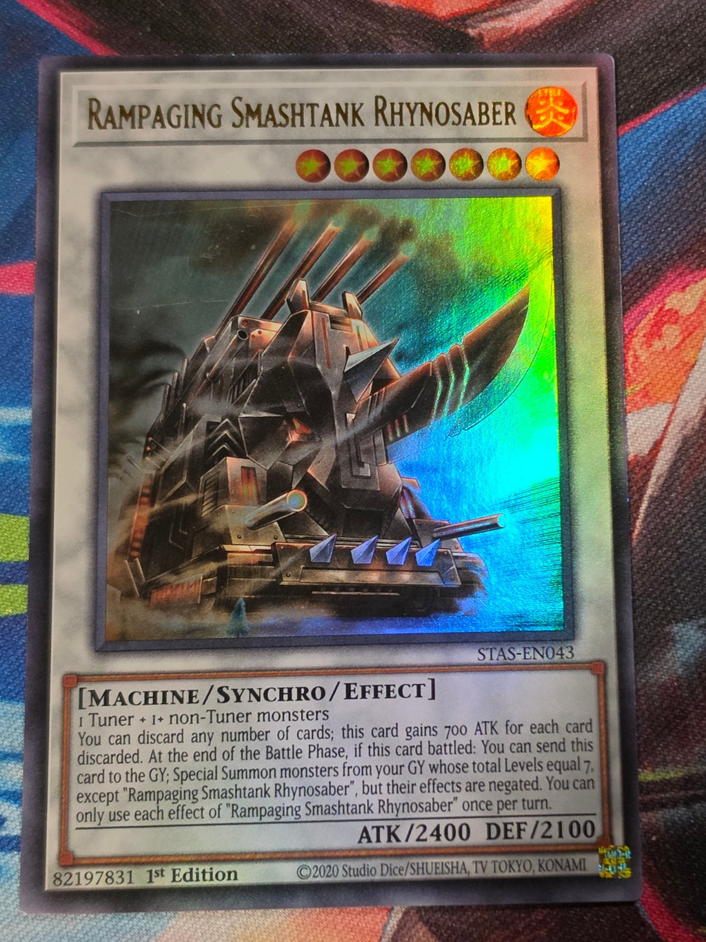 Rampaging Smashtank Rhynosaber Ultra Rare 2-Player Starter Set STAS-EN043 LP