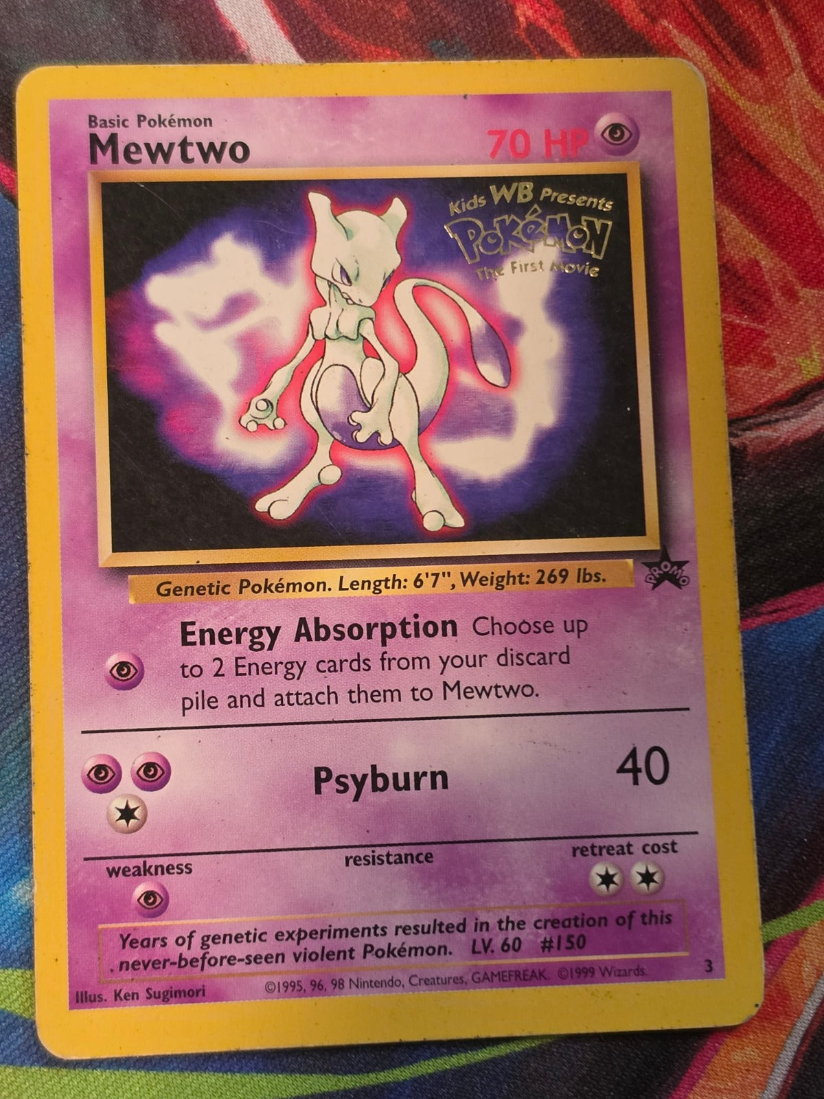 Mewtwo Movie Promo WotC Promo 03/53 MP Pokemon