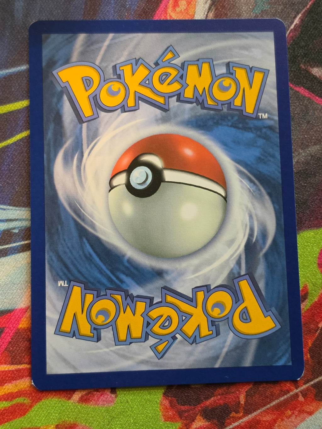 Iron Moth Illustration Rare SV04: Paradox Rift 187/182 NM Pokemon (Back)