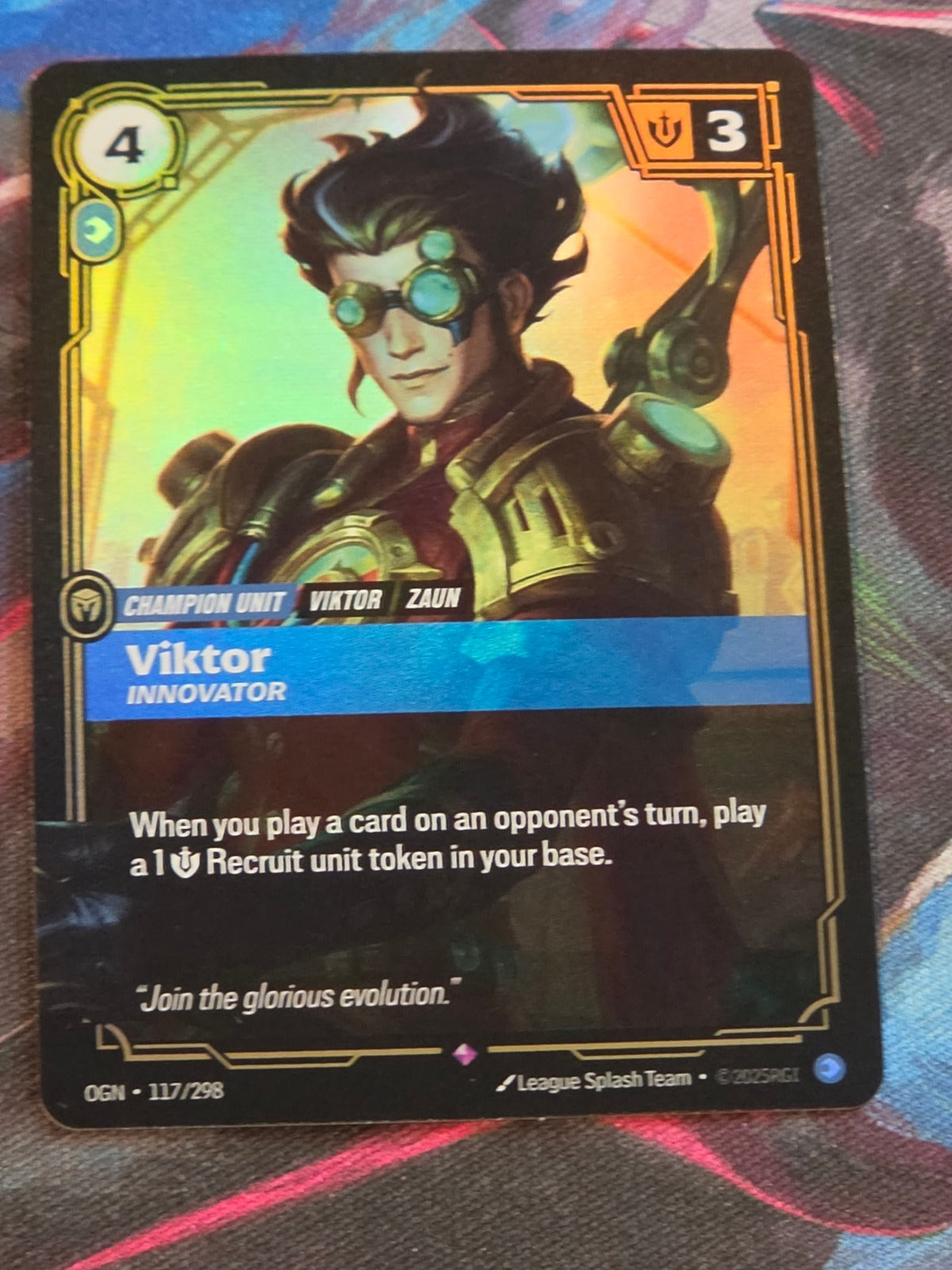 Viktor, Innovator - 117/298 - Origins - Rare - NM