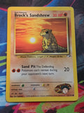 Brock's Sandshrew (72) - 072/132 - Gym Heroes - Common - Unlimited - NM-/LP+ Pokemon