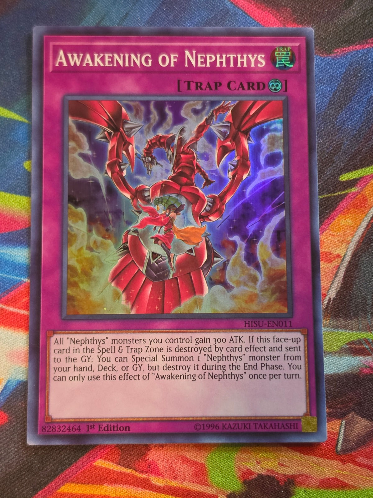 Awakening of Nephthys Super Rare Hidden Summoners HISU-EN011 LP