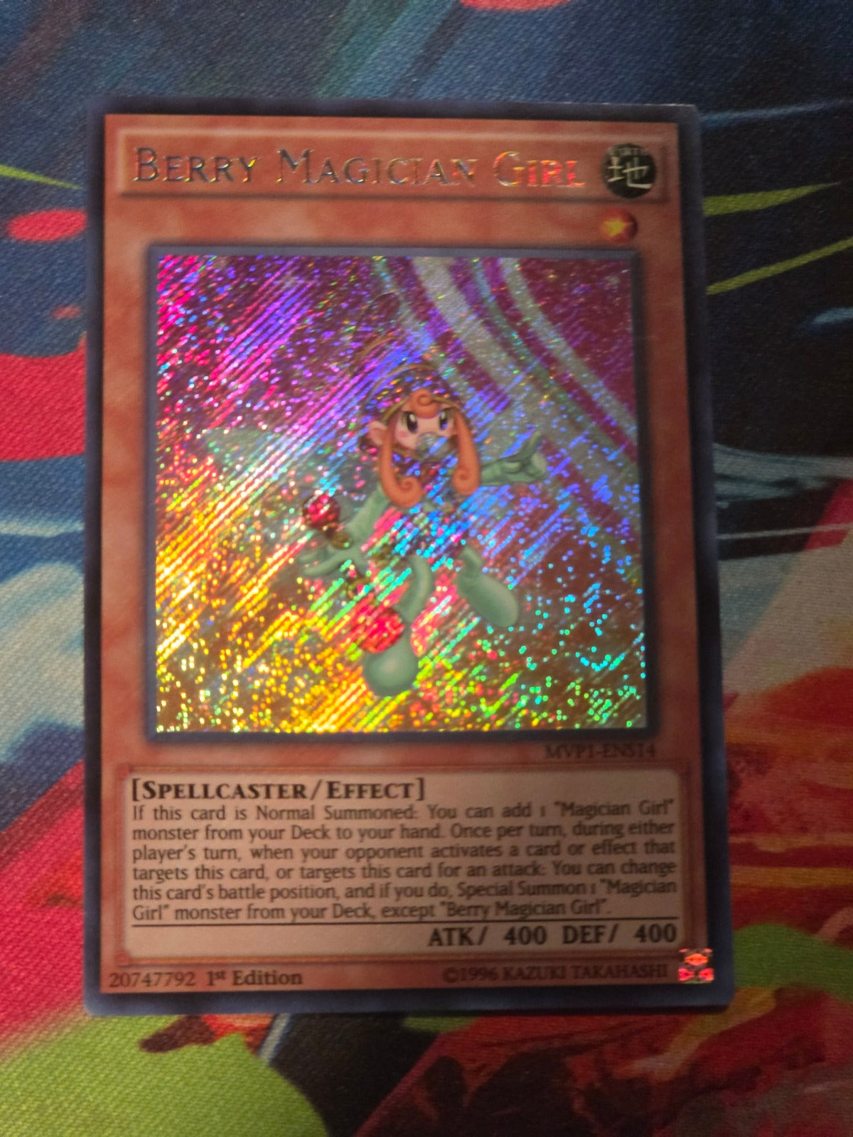 Berry Magician Girl Secret Rare The Dark Side of Dimensions Movie Pack: Secret Edition MVP1-ENS14 1st Edition LP Yu-Gi-Oh!