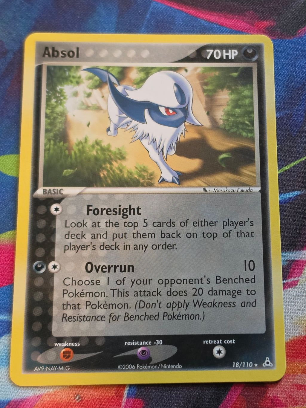 Absol Rare EX Holon Phantoms 18/110 NM-/LP+ Pokemon