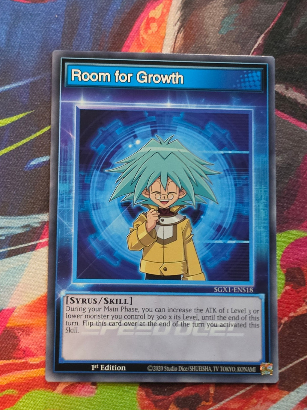Room for Growth Common Speed Duel GX: Duel Academy Box SGX1-ENS18 1st Edition LP Yu-Gi-Oh!