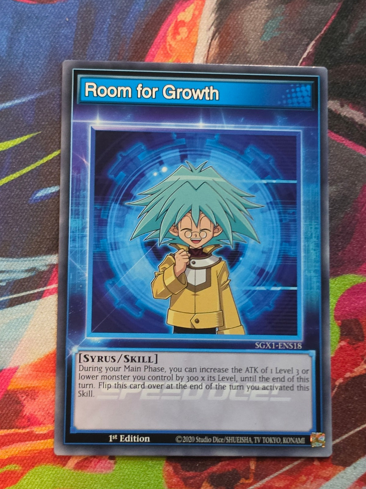 Room for Growth Common Speed Duel GX: Duel Academy Box SGX1-ENS18 1st Edition LP Yu-Gi-Oh!