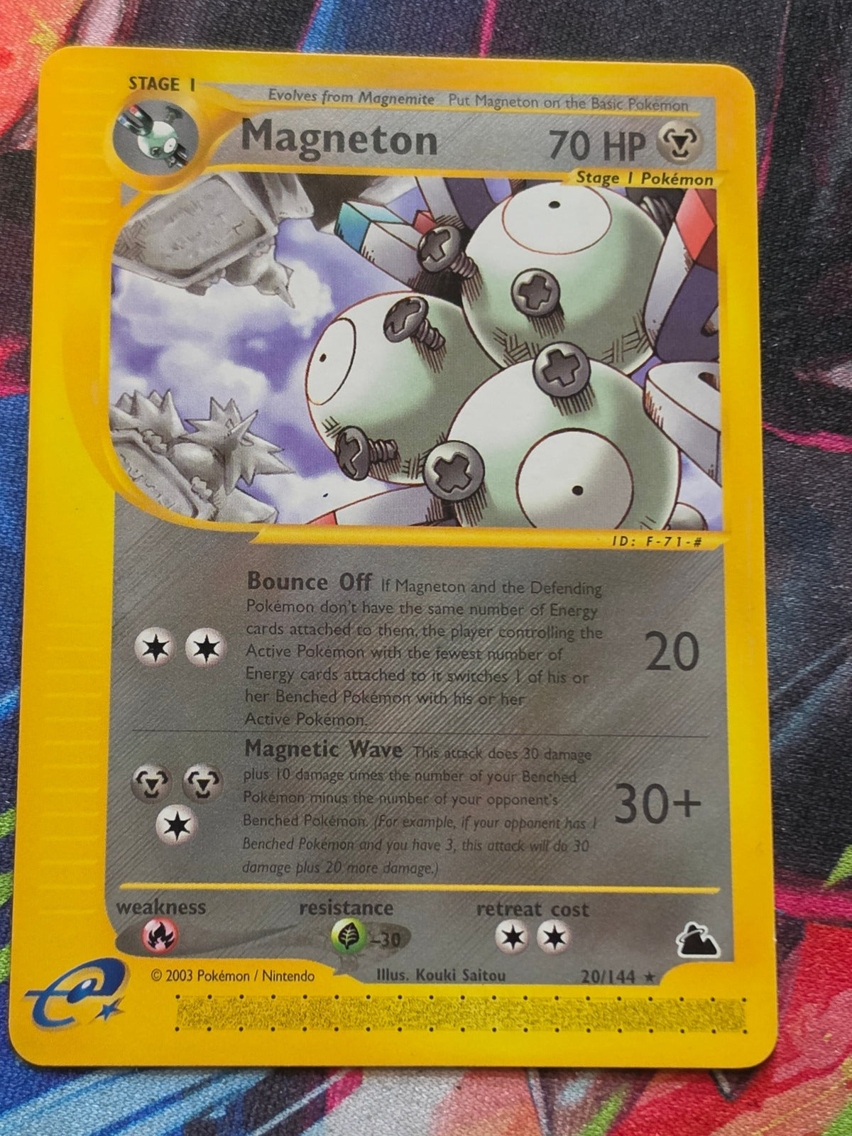 Magneton Rare Skyridge 020/144 NM Pokemon