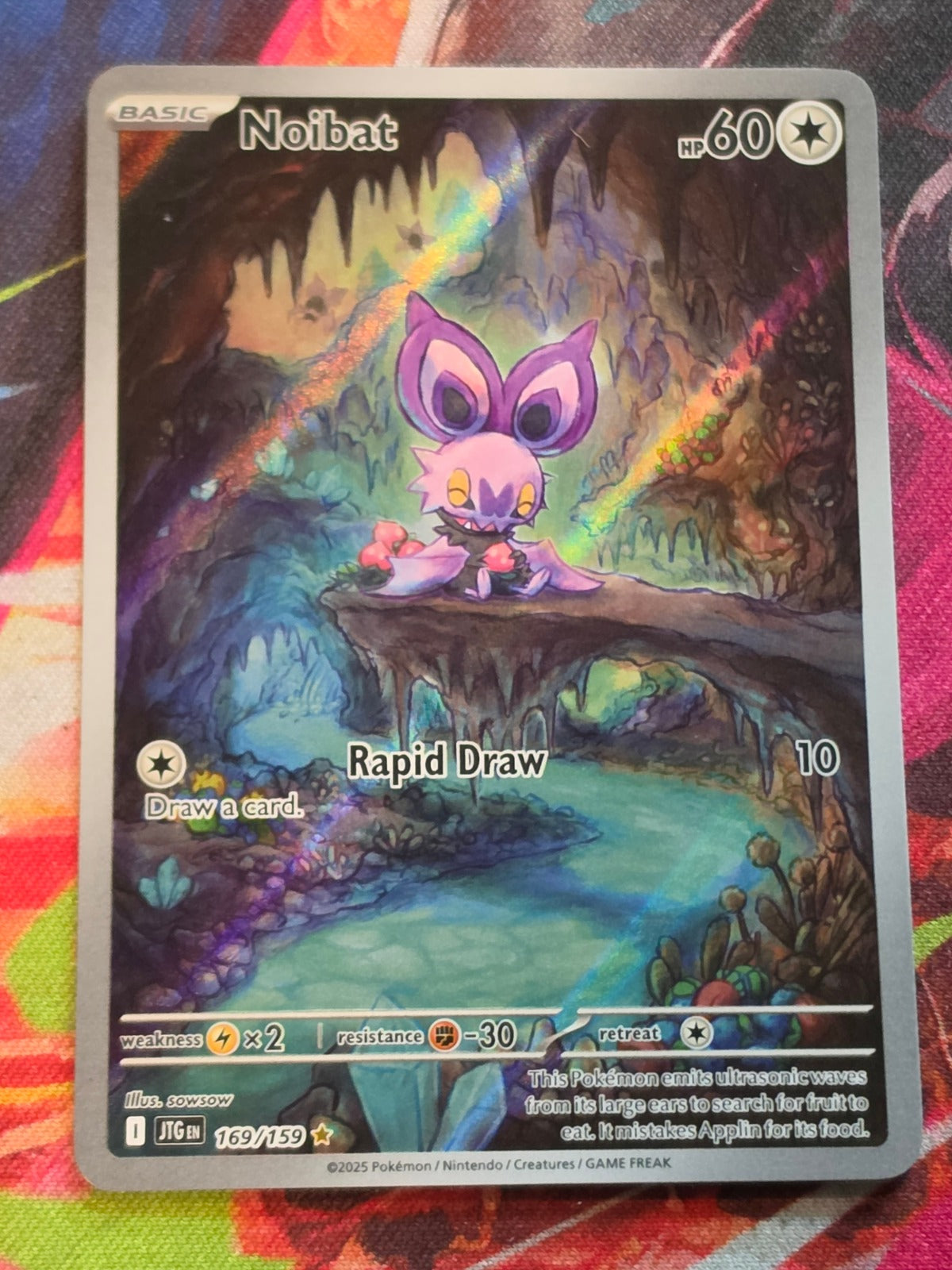 Noibat Illustration Rare Journey Together 169/159 NM Pokemon