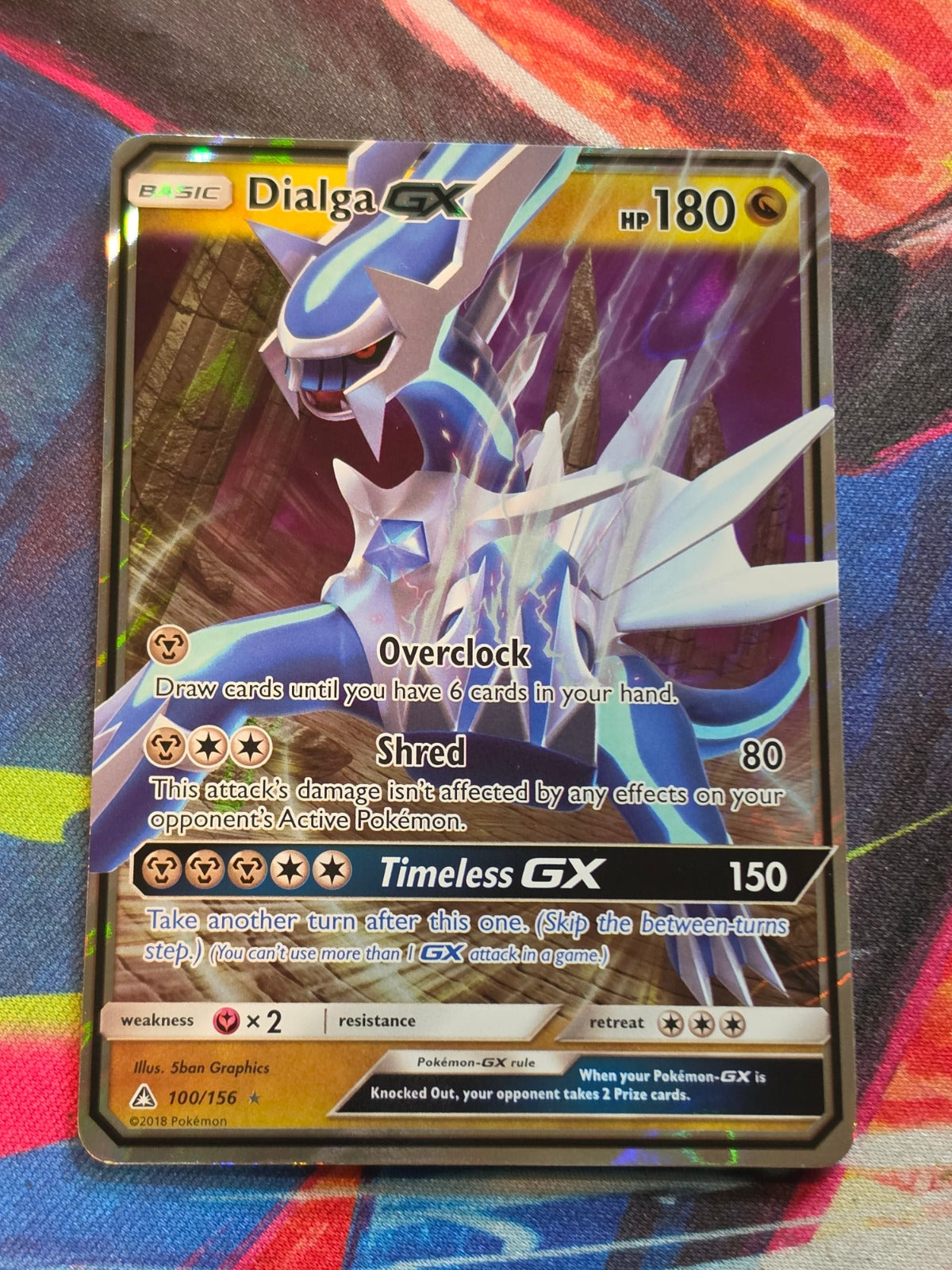 Dialga GX Ultra Rare SM - Ultra Prism 100/156 NM Pokemon