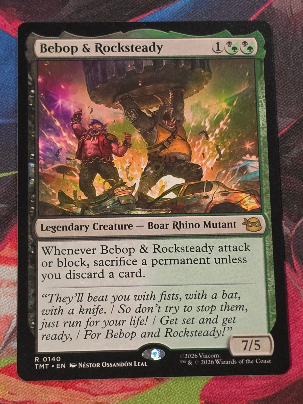 Bebop & Rocksteady - 140 - Teenage Mutant Ninja Turtles - R - NM MTG