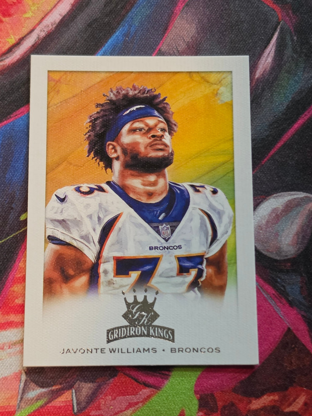 Javonte Williams 2021 Panini Chronicles - Gridiron Kings GK-16 NM Football