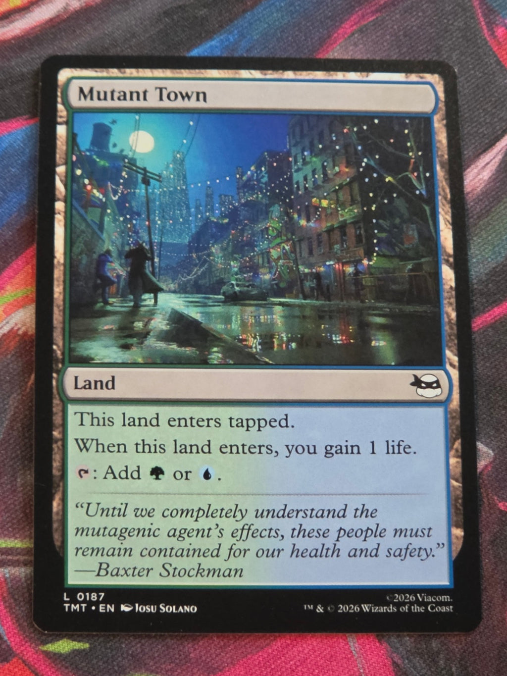 Mutant Town - 187 - Teenage Mutant Ninja Turtles - L - NM MTG