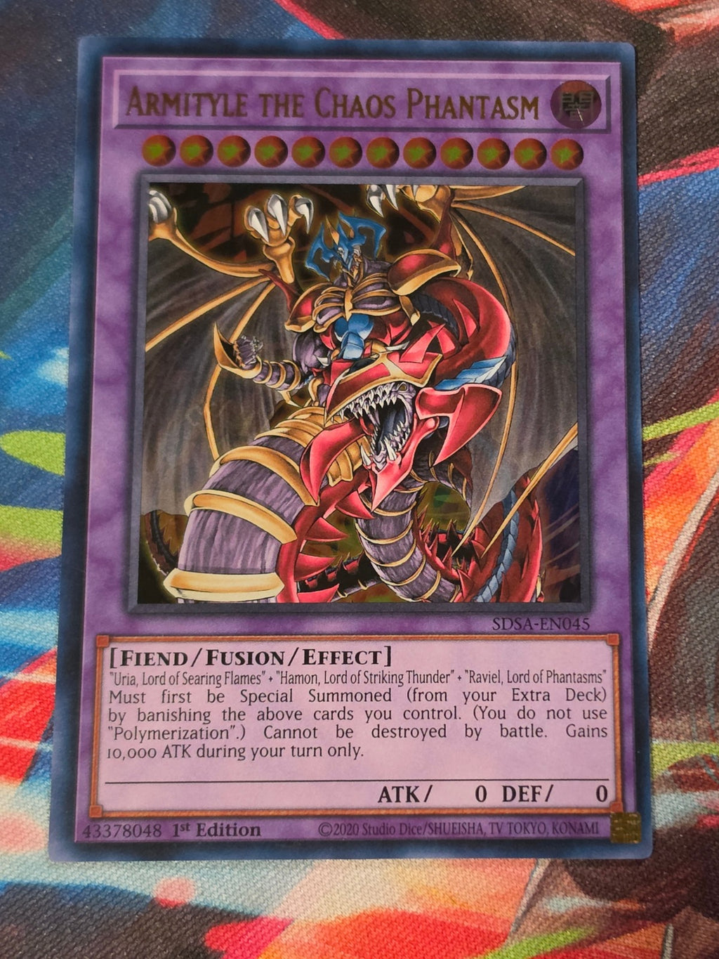Armityle the Chaos Phantasm Ultra Rare Structure Deck: Sacred Beasts SDSA-EN045 LP