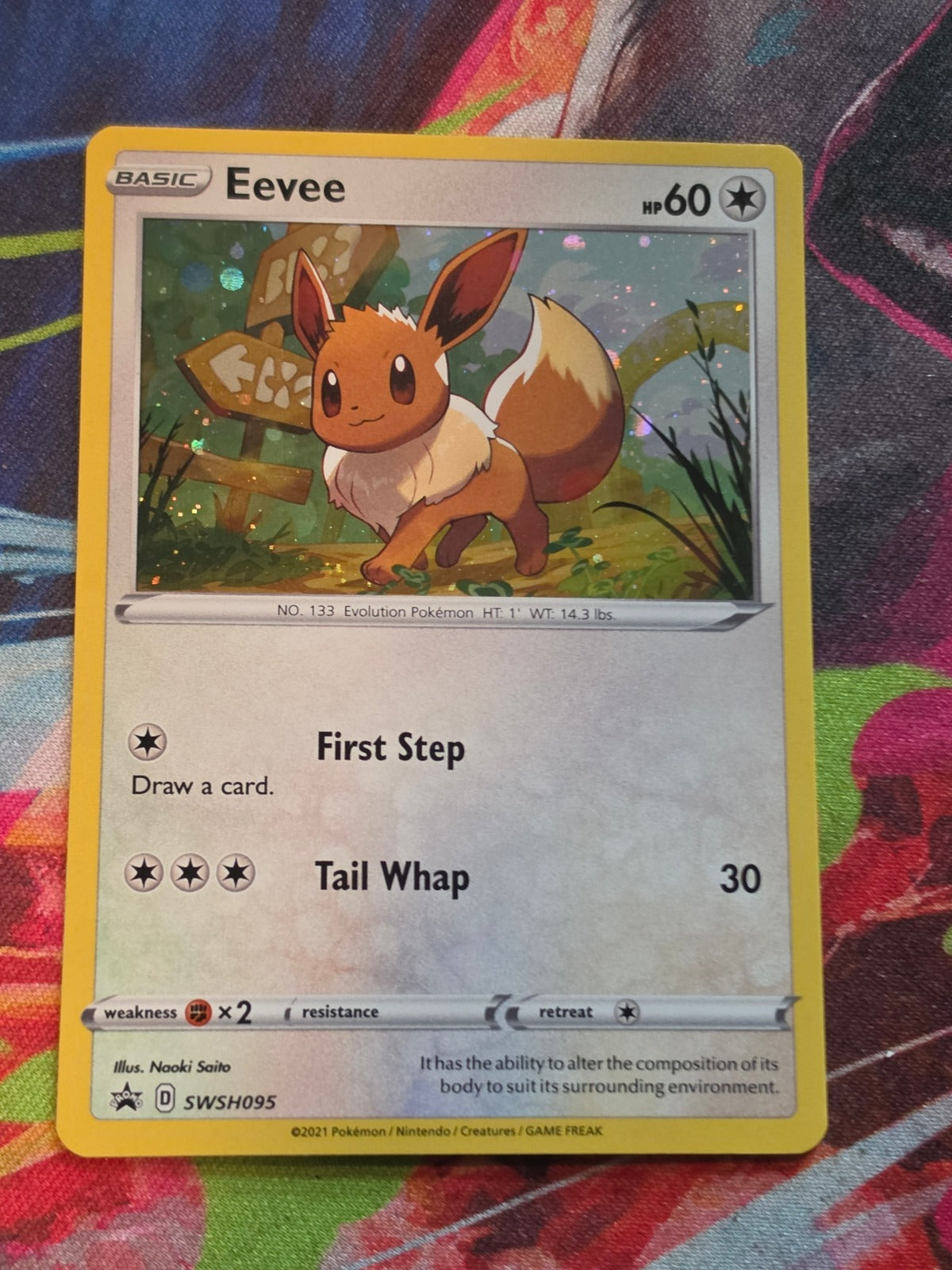 Eevee Promo SWSH: Sword & Shield Promo Cards SWSH095 NM Pokemon