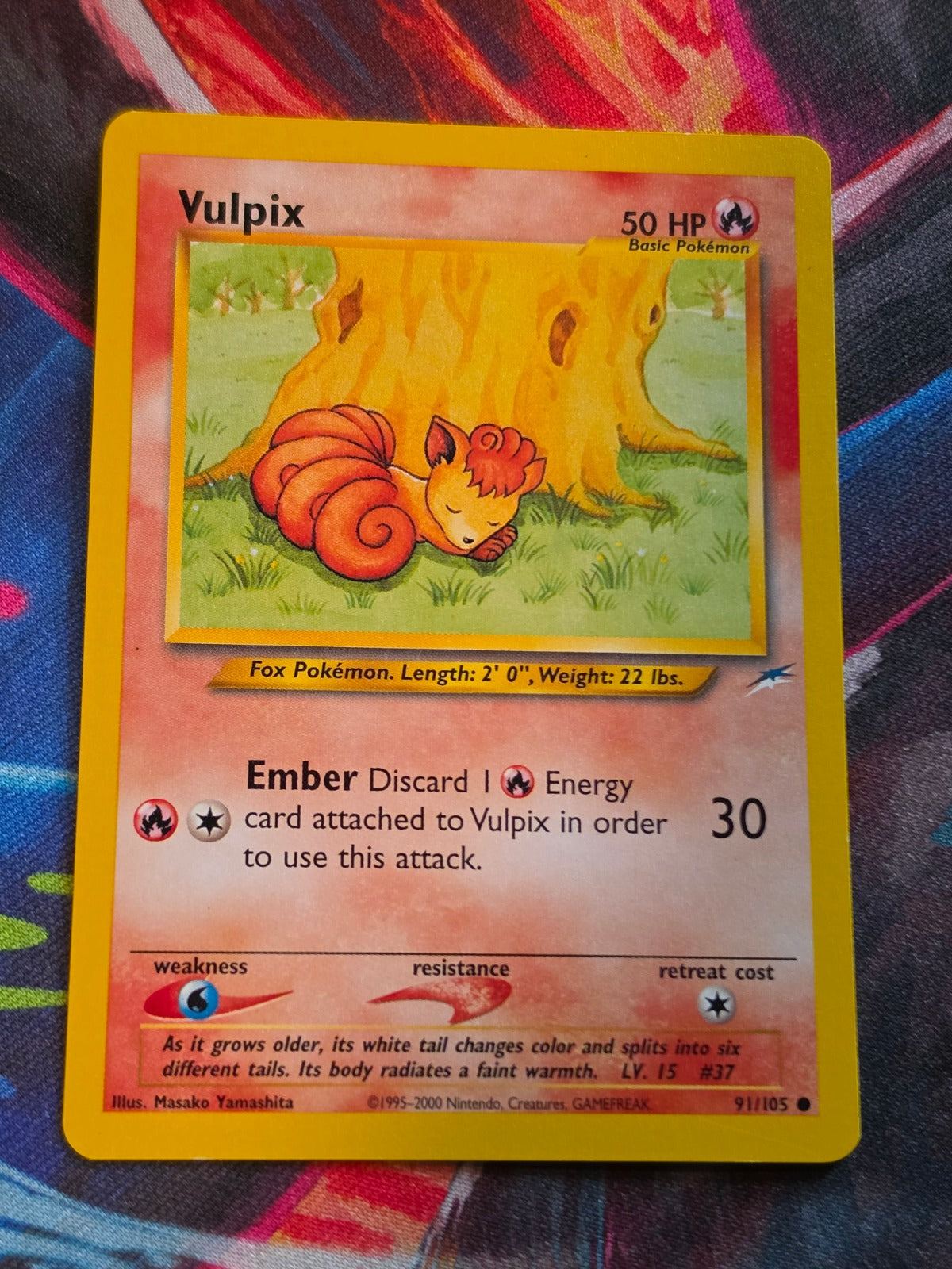 Vulpix - 091/105 - Neo Destiny - Common - Unlimited - NM Pokemon