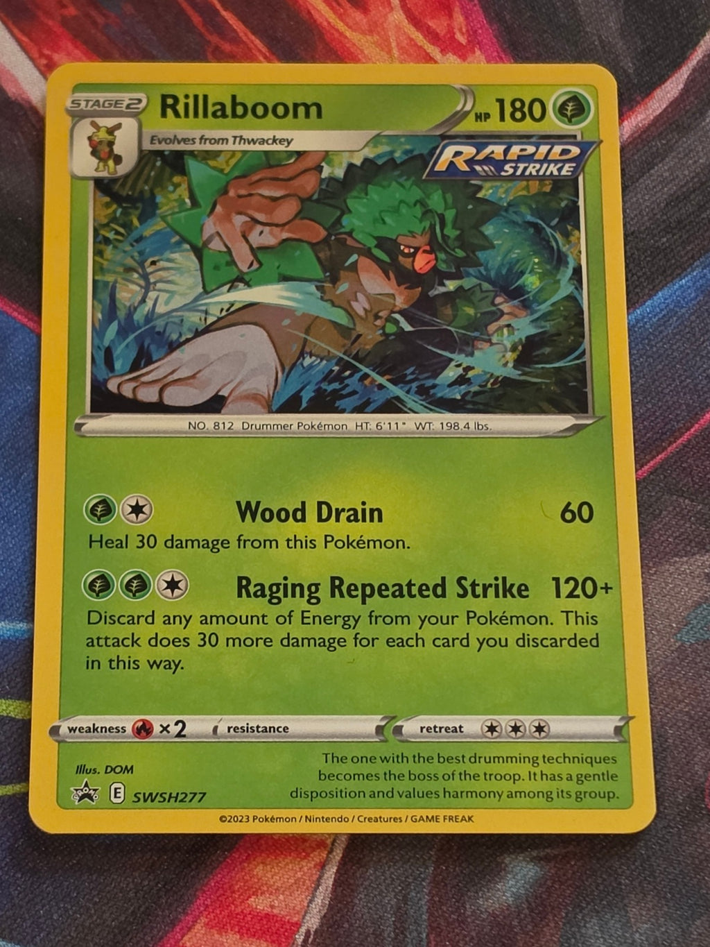 Rillaboom - SWSH277 - SWSH: Sword & Shield Promo Cards - Promo - NM Pokemon