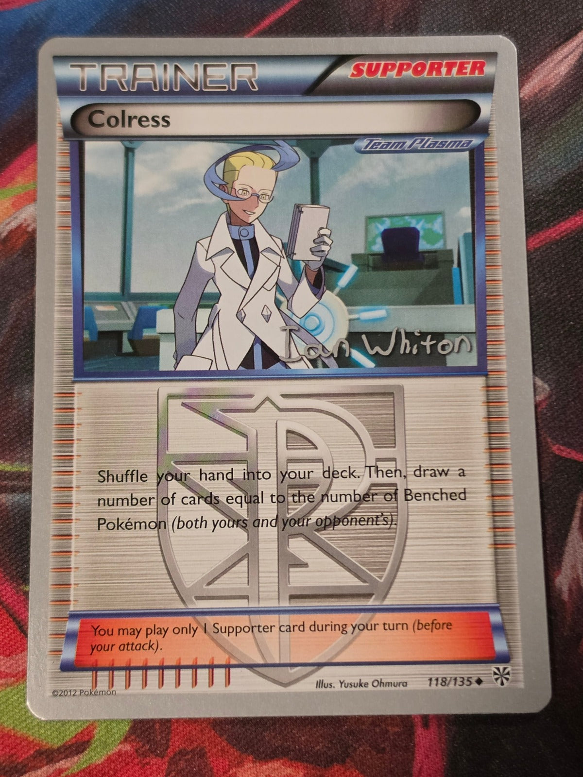 Colress - 2013 (Ian Whiton) - 118/135 - World Championship Decks - Uncommon - LP - Pokemon
