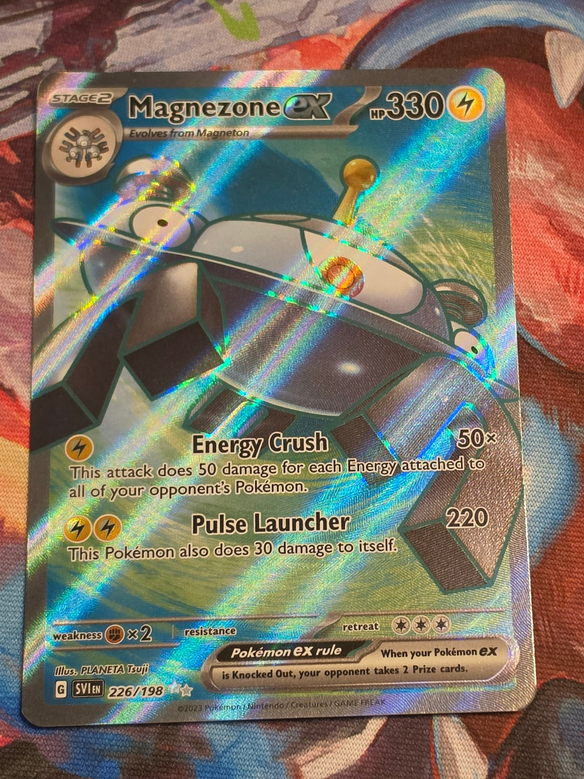 Magnezone ex Ultra Rare SV01: Scarlet & Violet Base Set 226/198 NM Pokemon