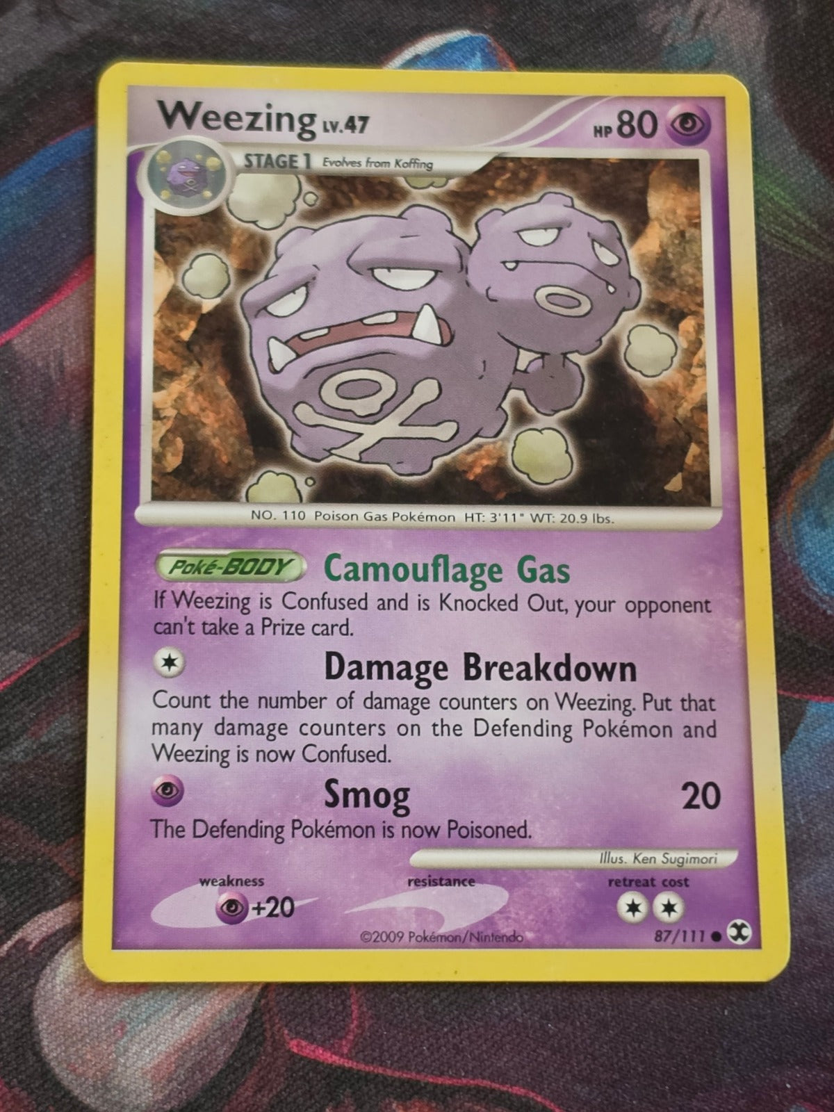 Weezing - 87/111 - Rising Rivals - Common - MP - Pokemon