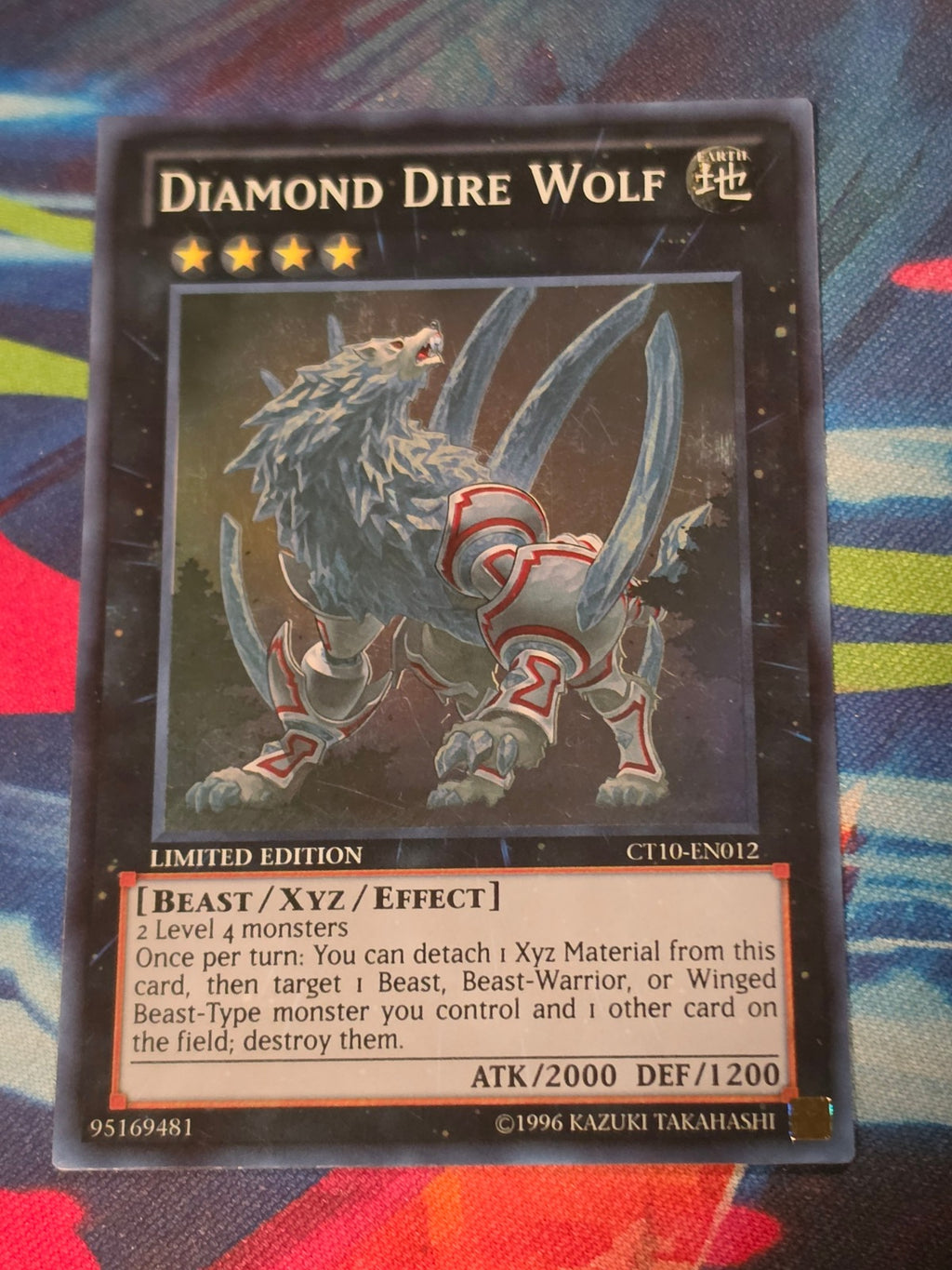 Diamond Dire Wolf Super Rare 2013 Collectors Tins CT10-EN012 LP
