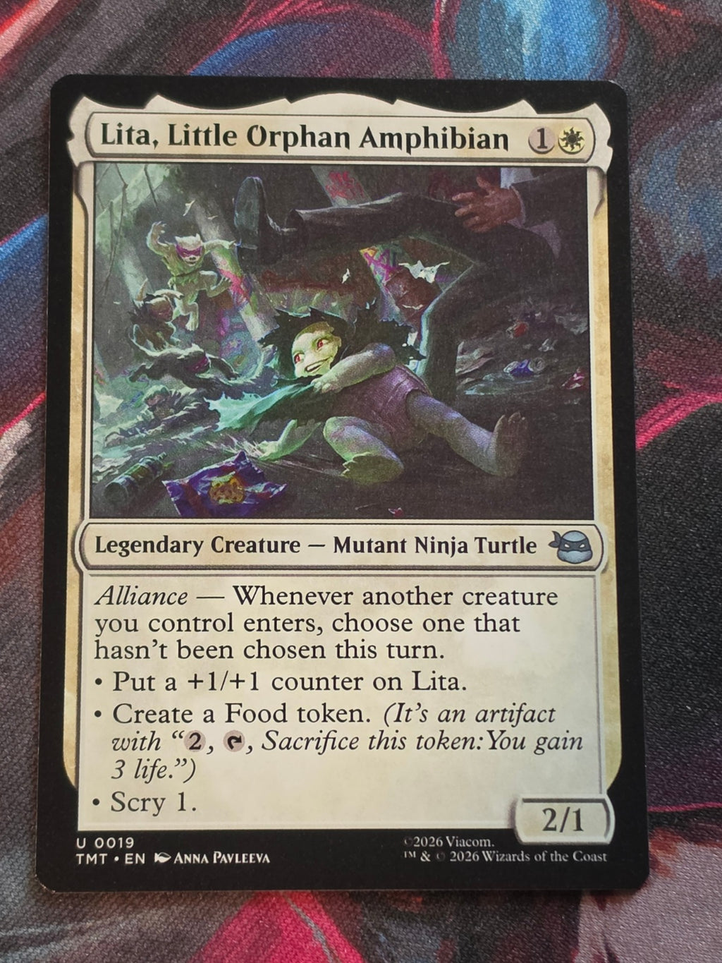 Lita, Little Orphan Amphibian - 19 - Teenage Mutant Ninja Turtles - U - NM MTG