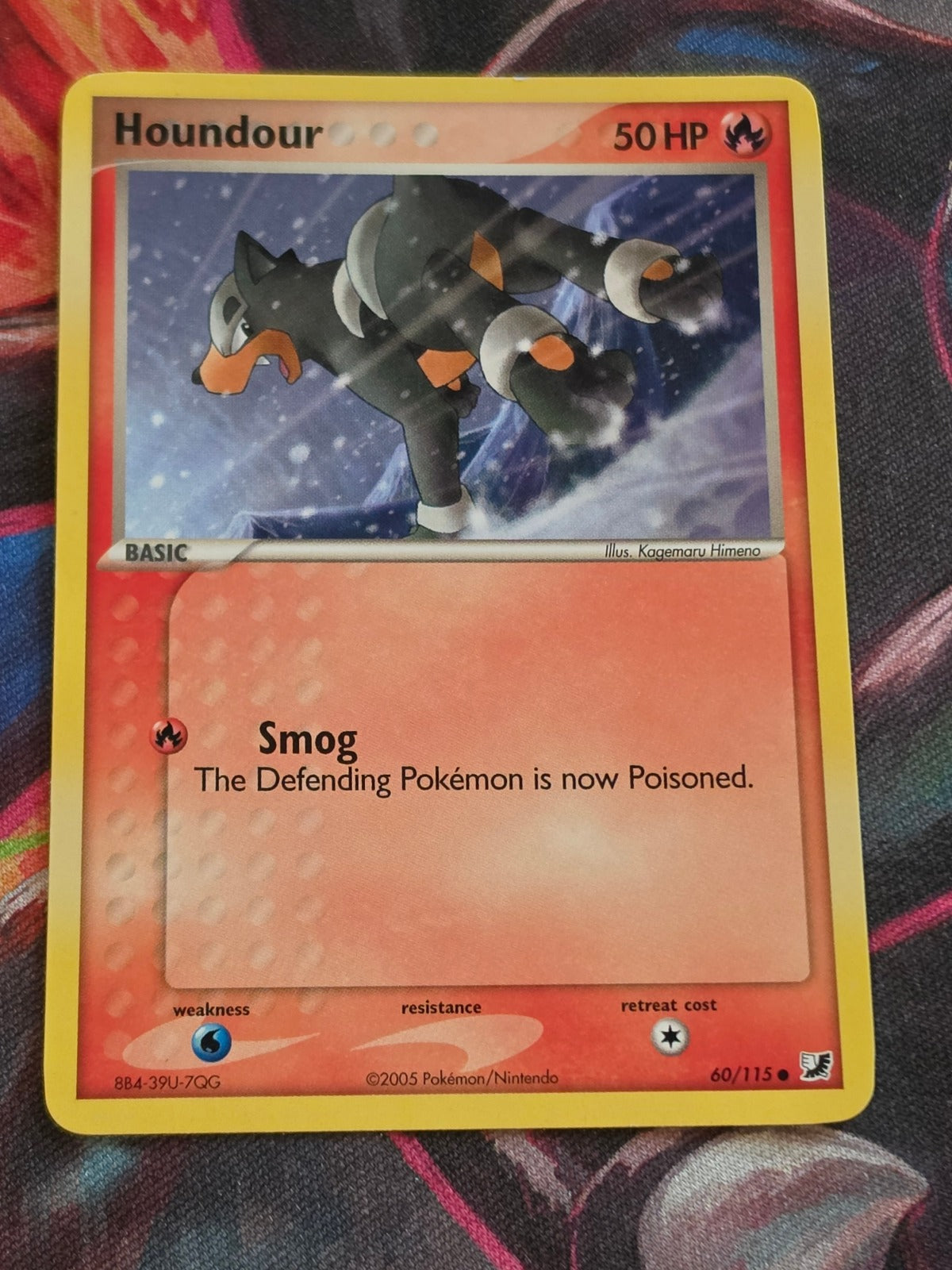 Houndour - 60/115 - EX Unseen Forces - Common - LP - Pokemon