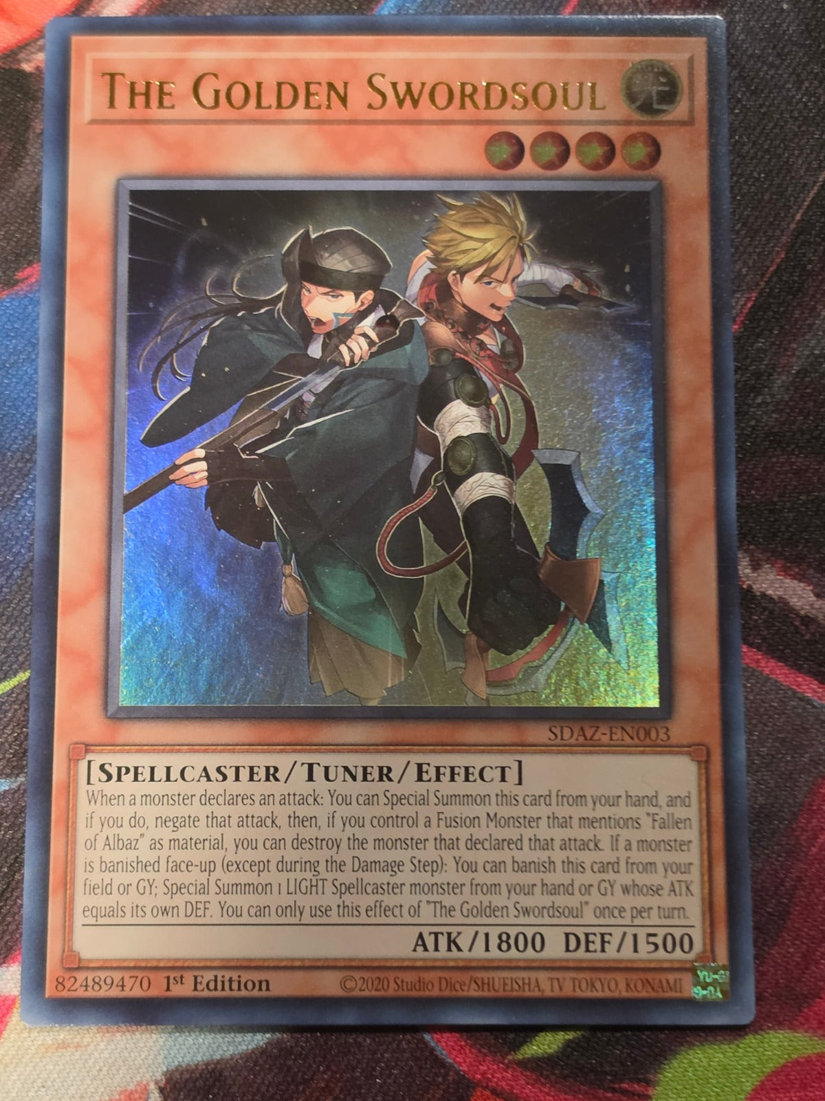 The Golden Swordsoul Ultra Rare Structure Deck: Albaz Strike SDAZ-EN003 LP