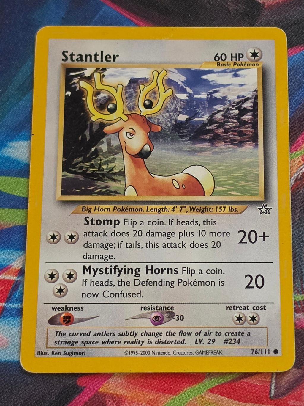 Stantler - 076/111 - Neo Genesis - Common - Unlimited - MP Pokemon