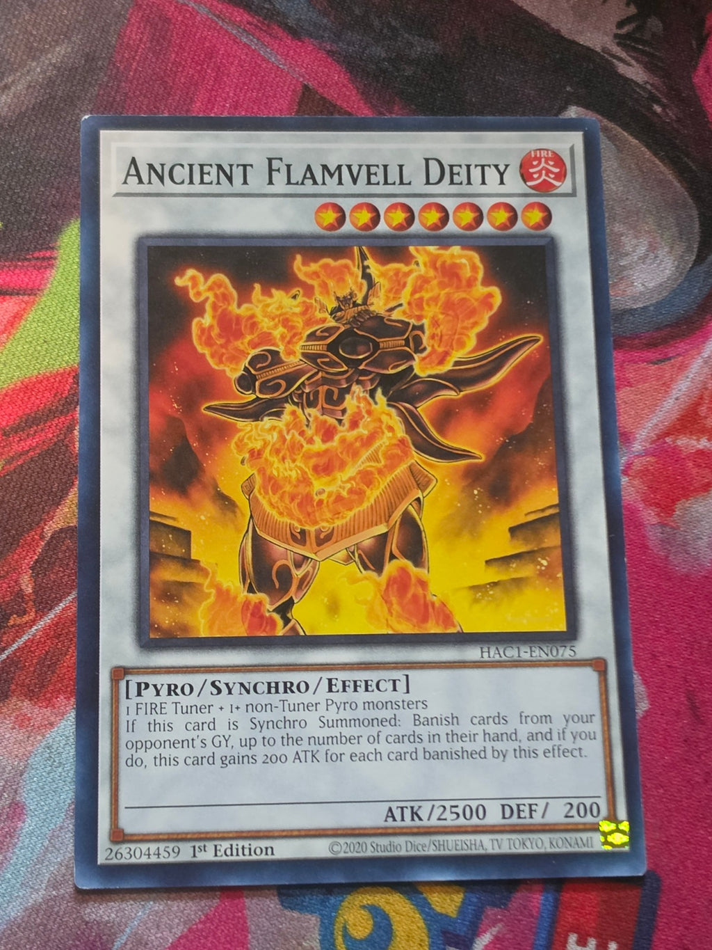 Ancient Flamvell Deity Common Hidden Arsenal: Chapter 1 HAC1-EN075 LP