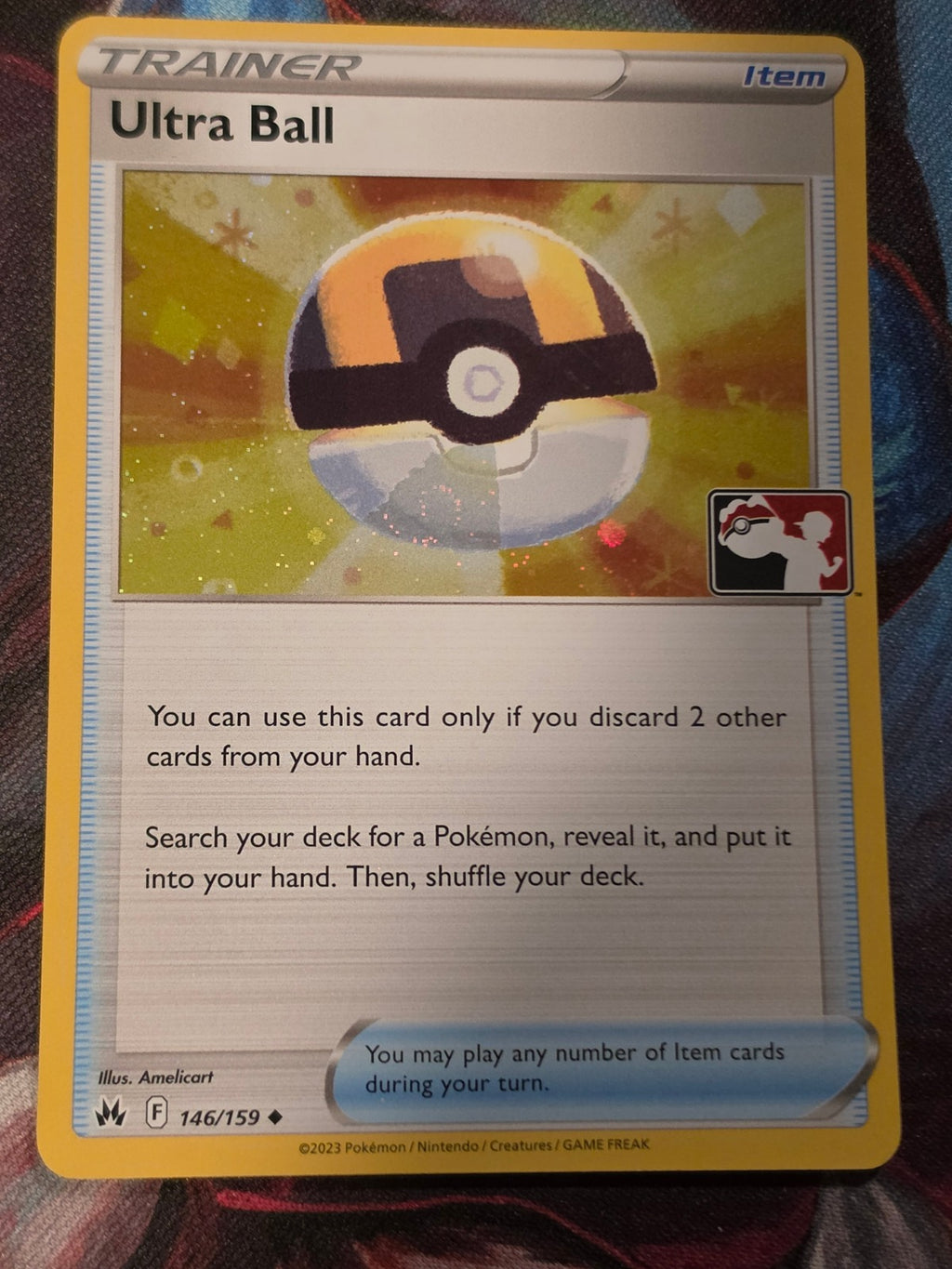 Ultra Ball (Cosmos Holo) Uncommon Prize Pack Series Cards 146/159 NM Pokemon