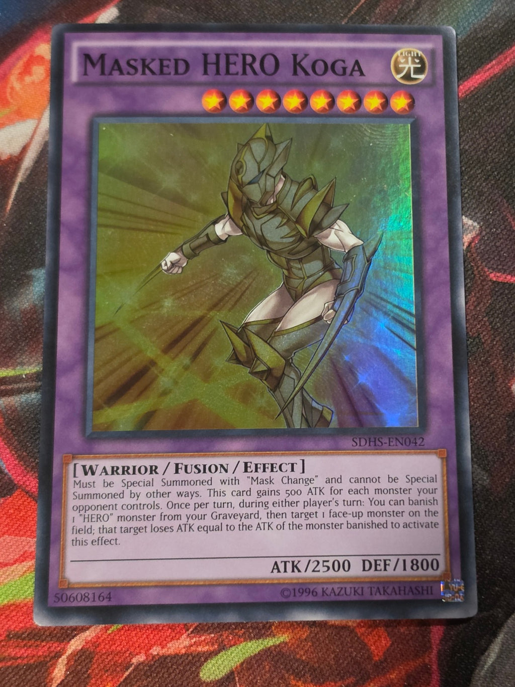 Masked HERO Koga Super Rare Structure Deck: HERO Strike SDHS-EN042 LP