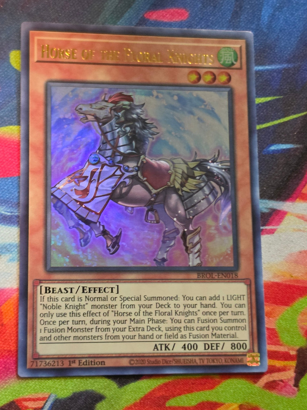 Horse of the Floral Knights Ultra Rare Brothers of Legend BROL-EN018 LP