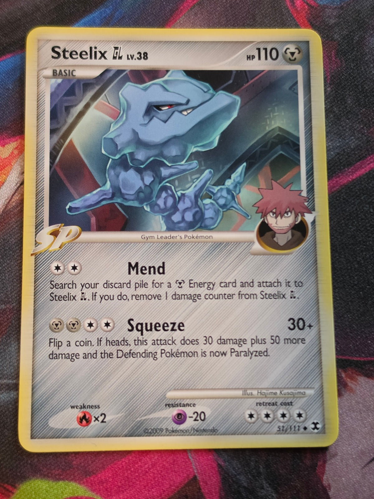 Steelix GL - 51/111 - Rising Rivals - Uncommon - NM - Pokemon