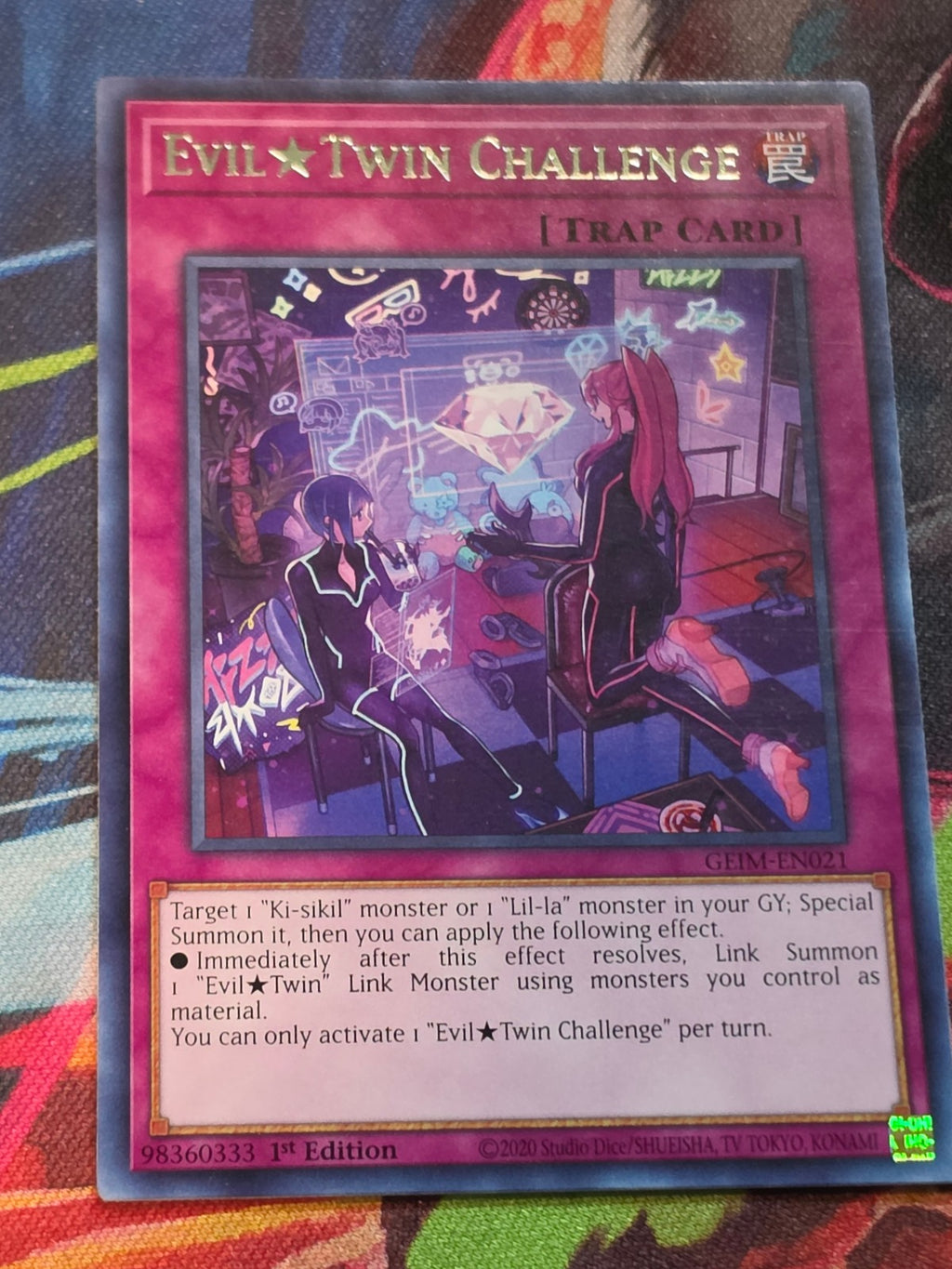 Evil Twin Challenge Rare Genesis Impact GEIM-EN021 LP