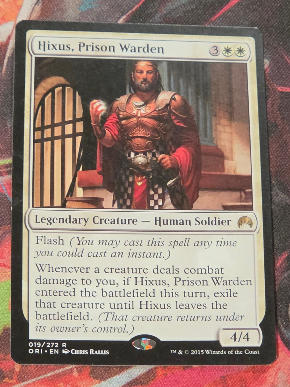 Hixus, Prison Warden - 19 - Magic Origins - R - LP MTG