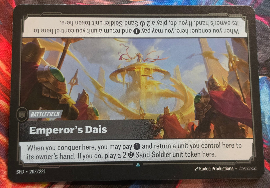 Emperor's Dais - 207/221 - Spiritforged - Uncommon - NM