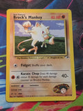 Brock's Mankey (68) - 068/132 - Gym Heroes - Common - Unlimited - NM Pokemon