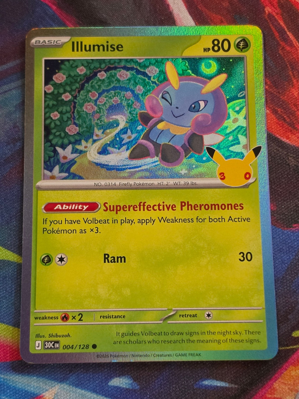 Illumise - 004/128 - ME: 30th Celebration - Common - NM - Pokemon