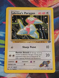 Sabrina's Porygon - 098/132 - Gym Challenge - Common - Unlimited - NM-/LP+ Pokemon