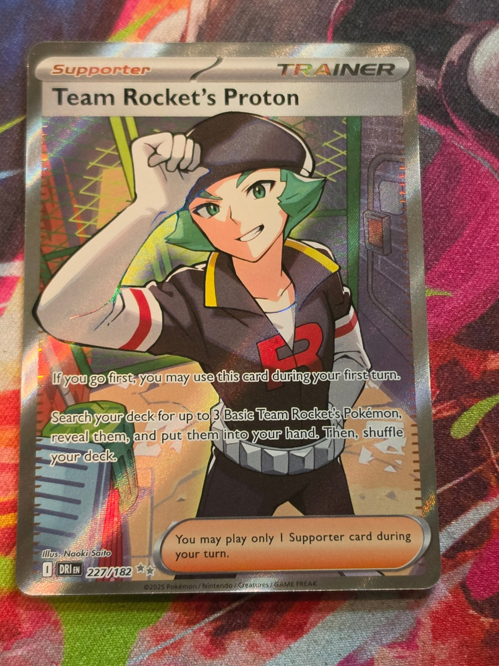 Team Rocket's Proton Ultra Rare SV10: Destined Rivals 227/182 NM Pokemon