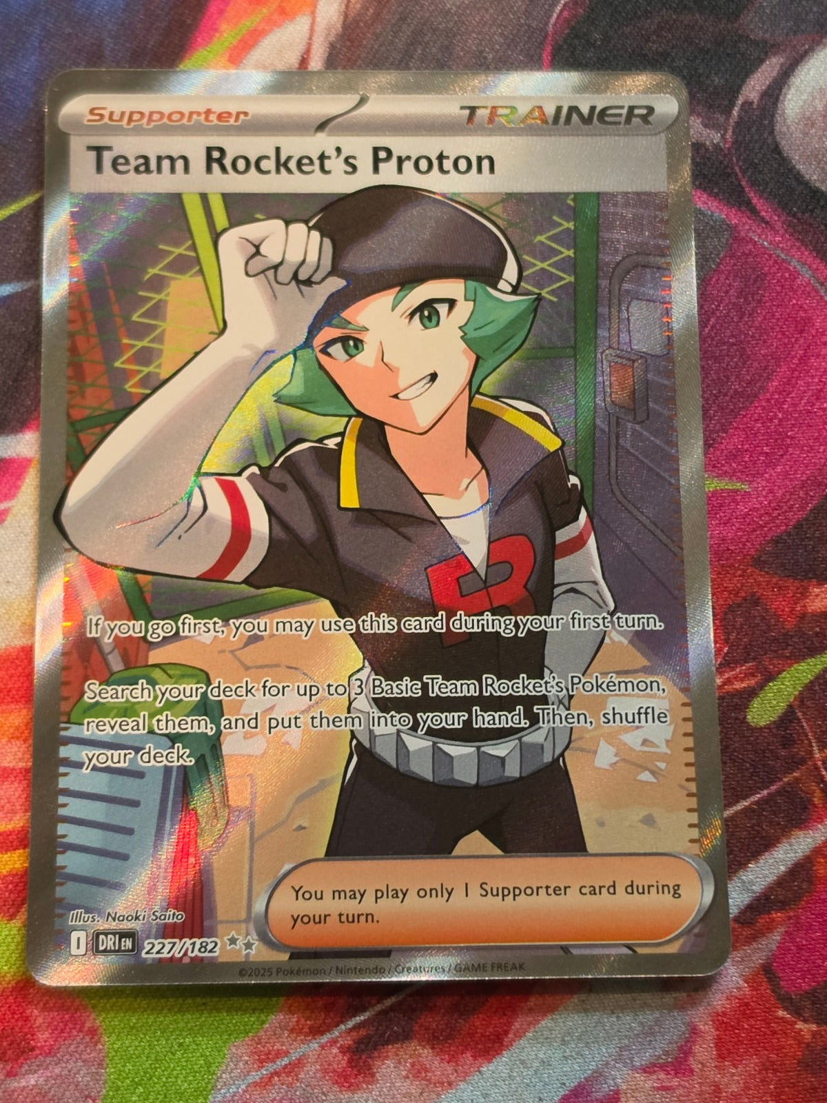 Team Rocket's Proton Ultra Rare SV10: Destined Rivals 227/182 NM Pokemon