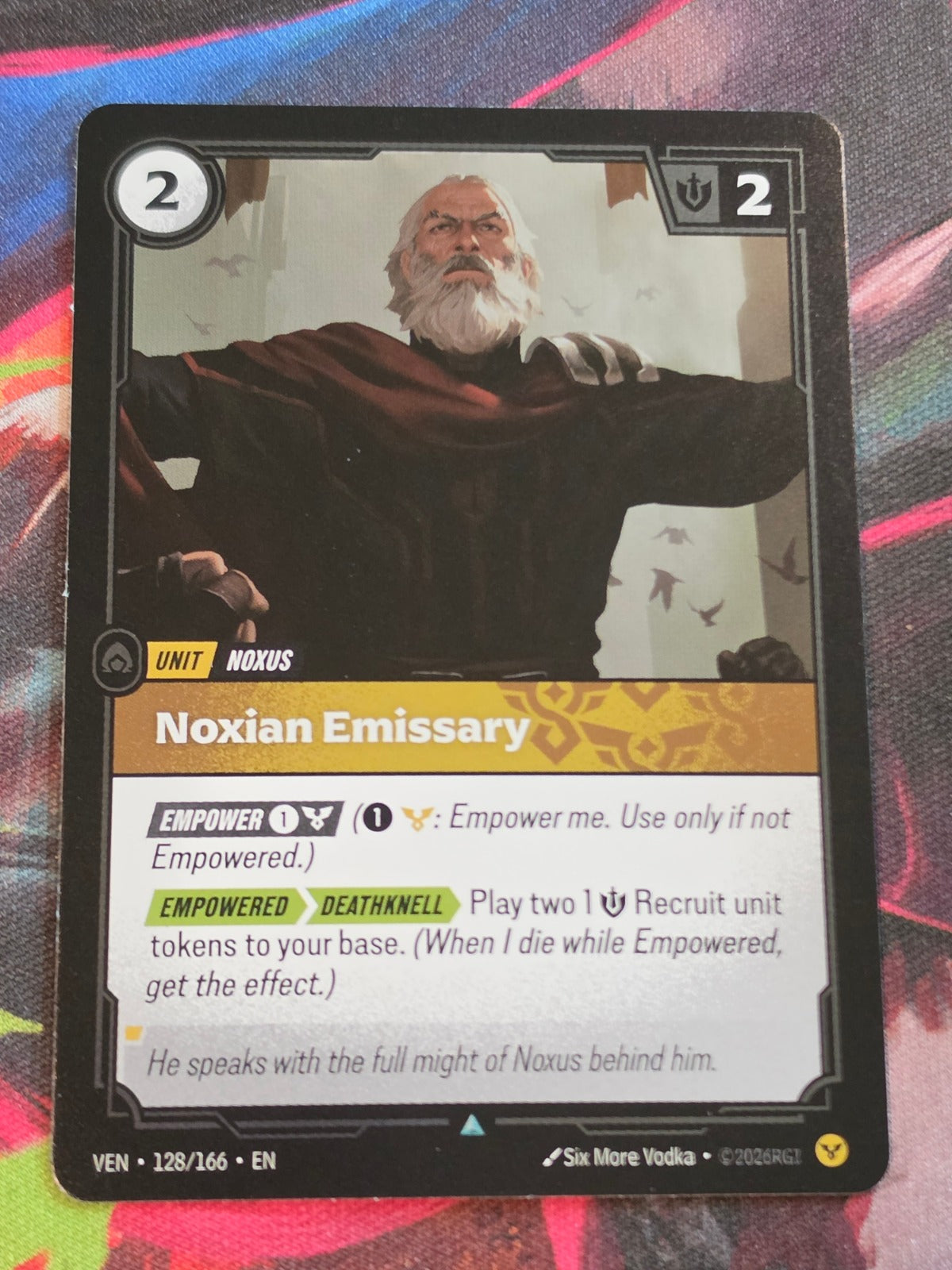 Noxian Emissary - 128/166 - Vendetta - Uncommon - NM