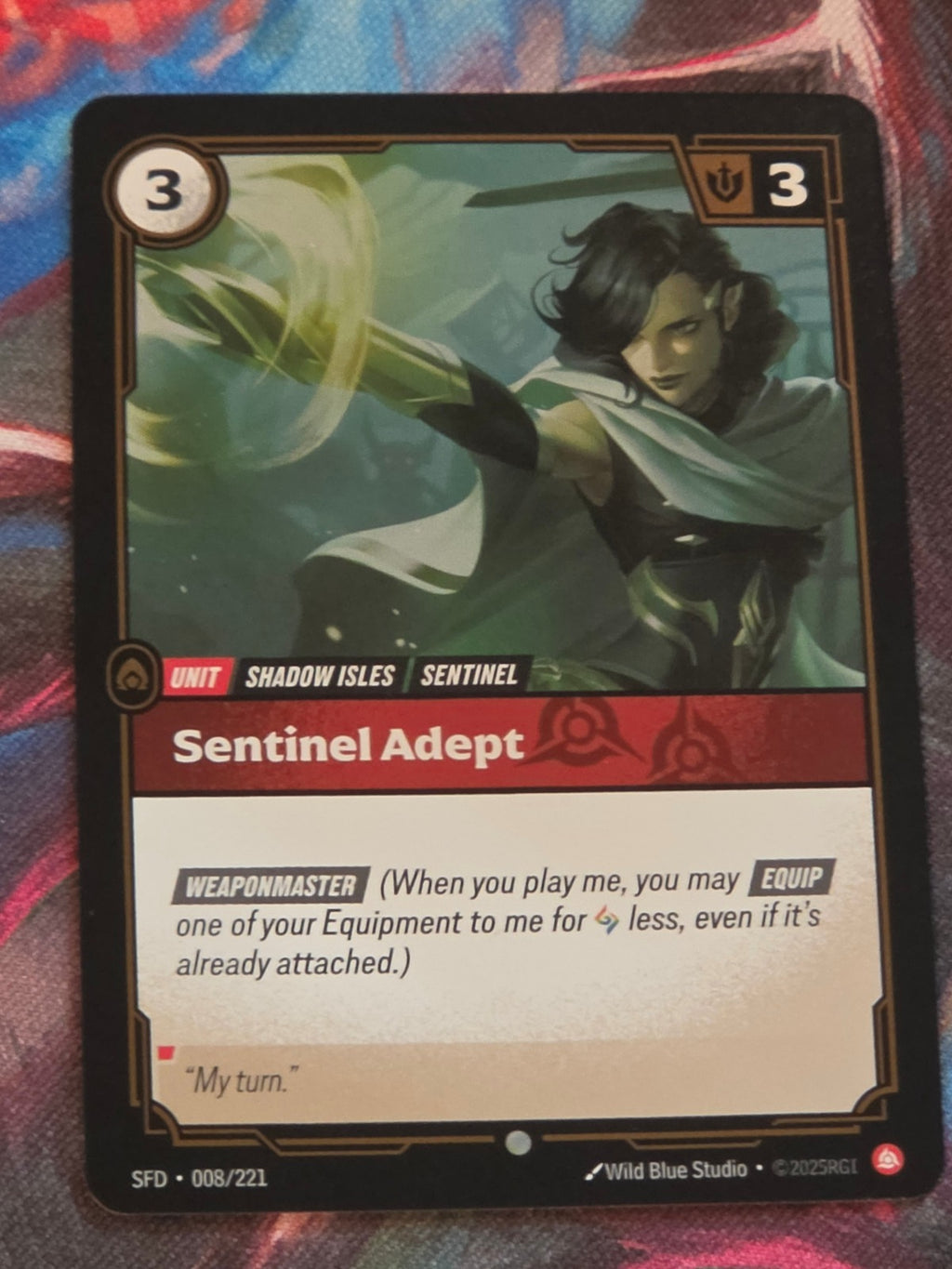 Sentinel Adept - 008/221 - Spiritforged - Common - NM