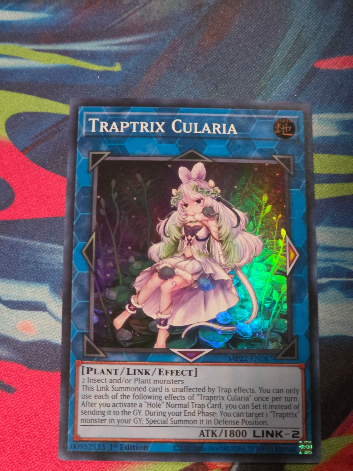 Traptrix Cularia Super Rare 2022 Tin of the Pharaoh's Gods MP22-EN087 1st Edition LP Yu-Gi-Oh!