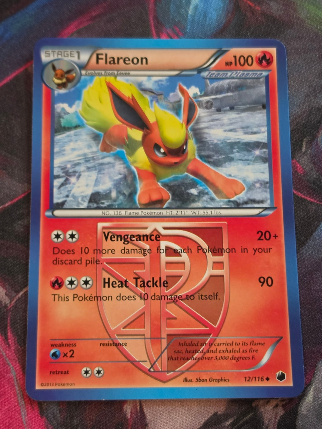 Flareon (Team Plasma) - 12/116 - Plasma Freeze - Uncommon - NM - Pokemon