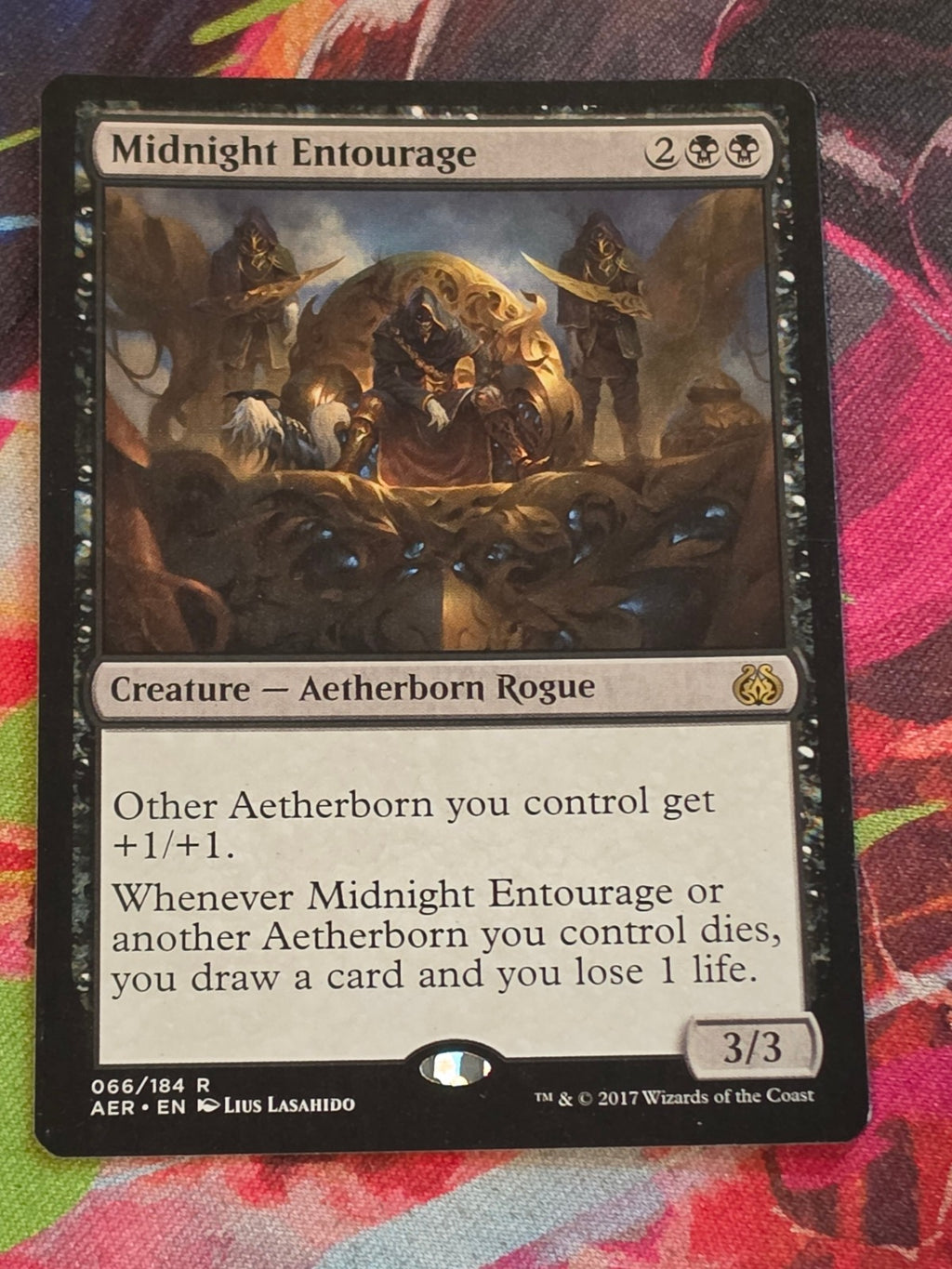 Midnight Entourage - 66 - Aether Revolt - Rare - LP - MTG