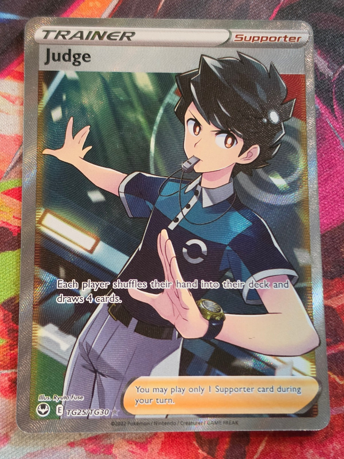 Judge Ultra Rare SWSH12: Silver Tempest Trainer Gallery TG25/TG30 NM Pokemon